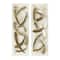 White Wood Contemporary Wall Decor, Set of 2 37" x 12" x 2"